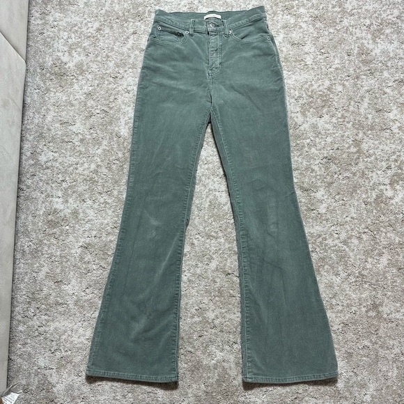 Lucky Brand High Rise Stevie Flare Corduroy Size 6/28 R - Picture 4 of 11